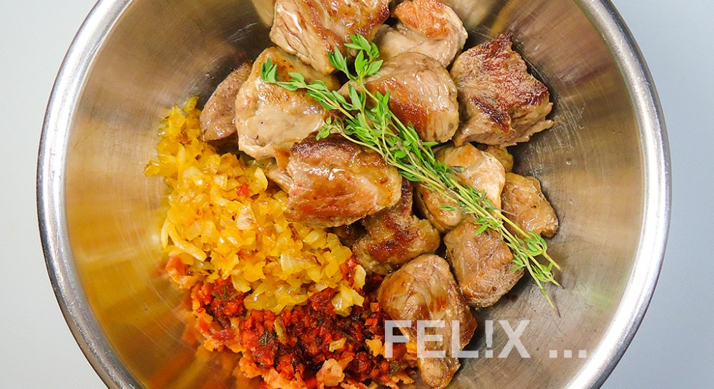 Rinds_Ragout_Zutaten_gebraten