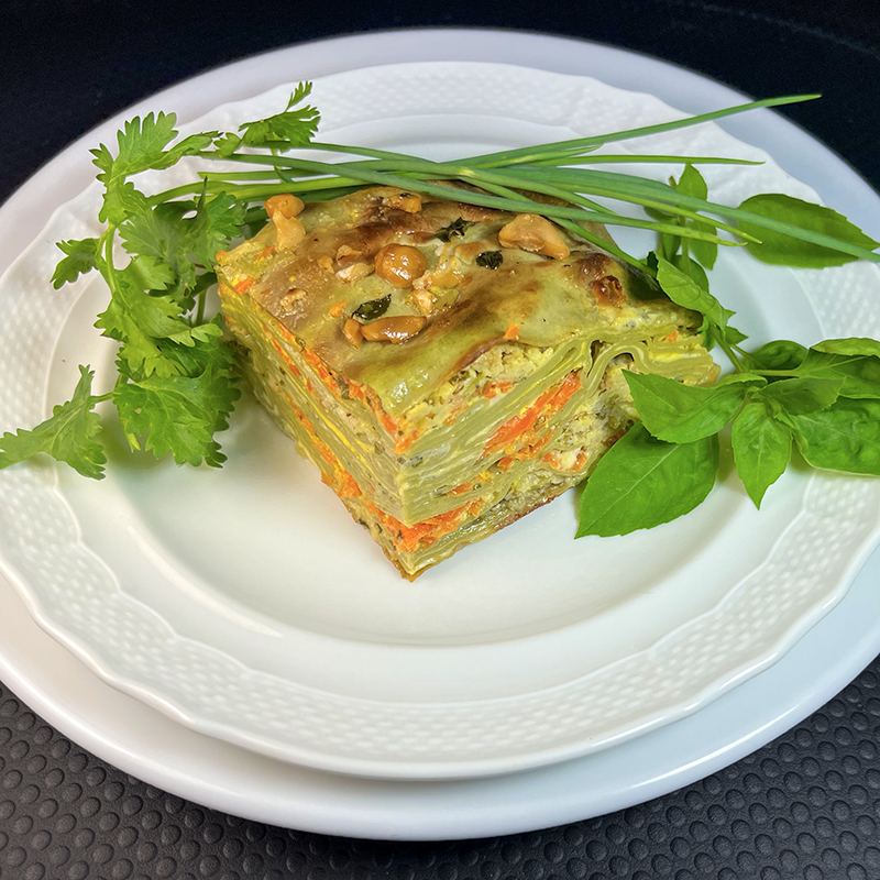 GRÜNE GEMÜSE-LASAGNE MIT KRÄUTERN – FEL!X KITCHEN